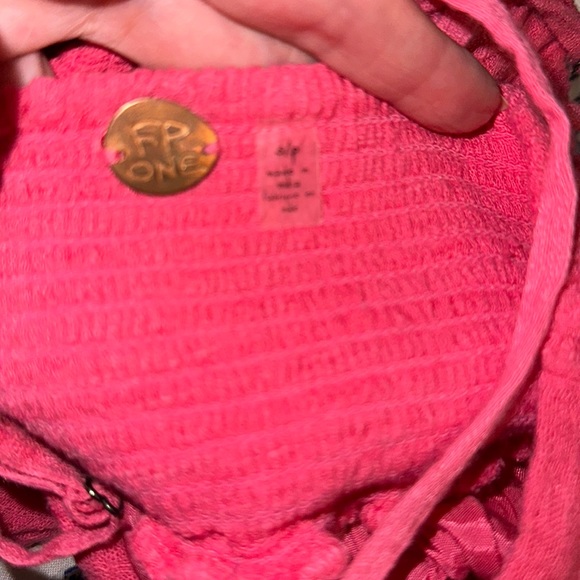 💕Free People Barbiecore Boho Pink Santorini Maxi Dress - Picture 6 of 6